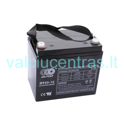 Akumuliatorius OUTDO (HUAWEI) 12V 33Ah AGM VRLA